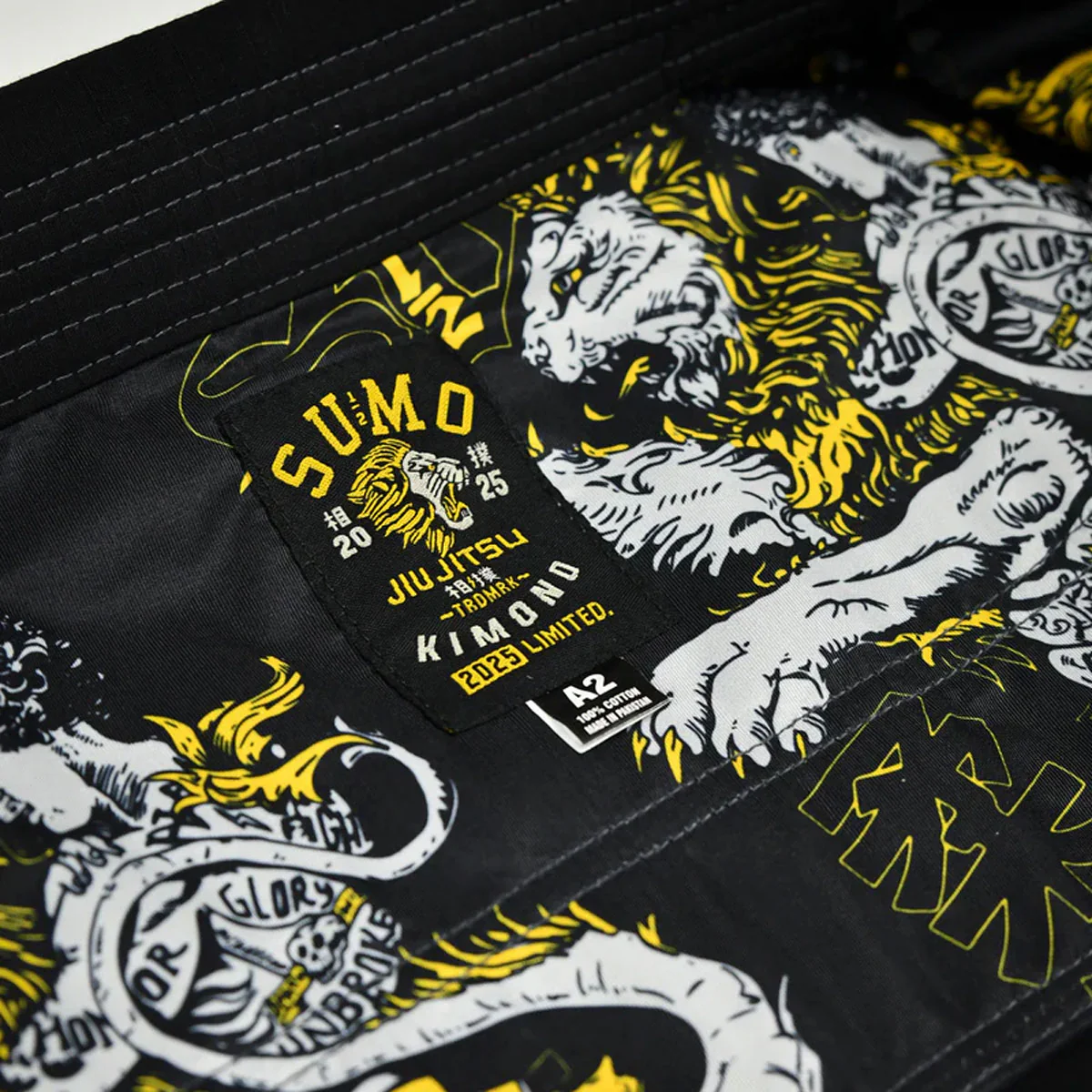 BJJ Gi Half Sumo Lion Negro  - Image 8