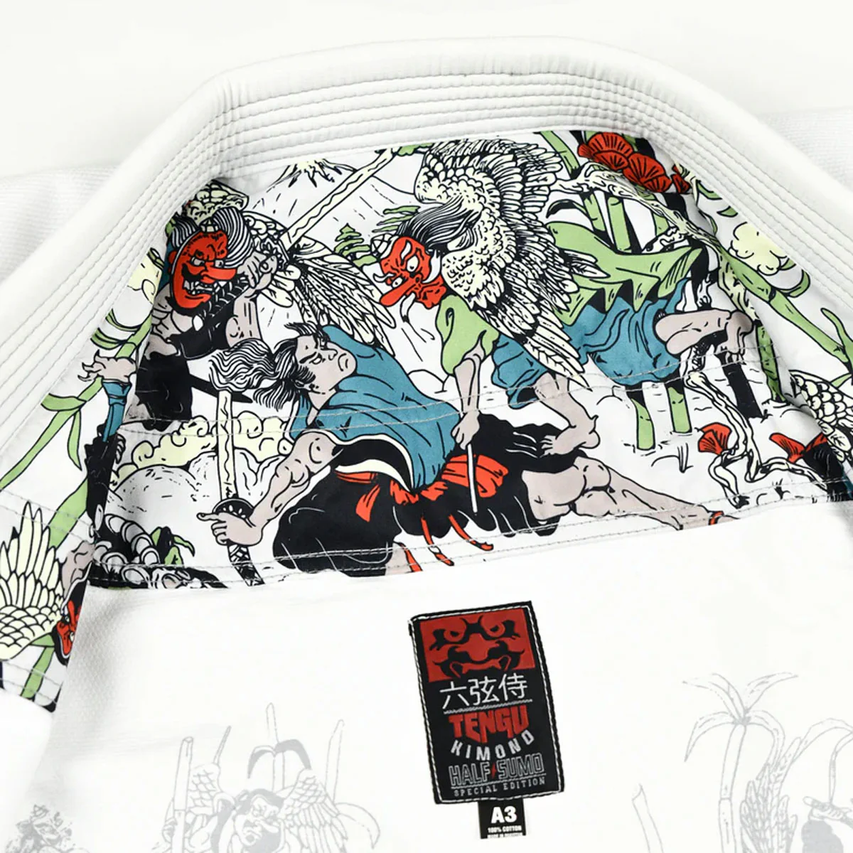 BJJ Gi Half Sumo Tengu Blanco  - Image 4