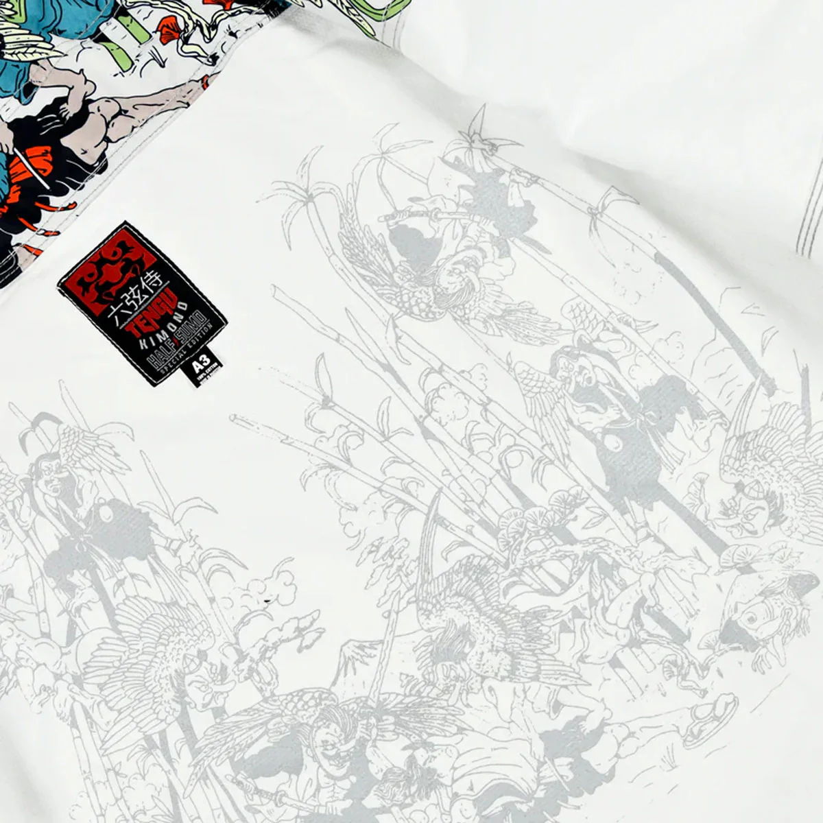 BJJ Gi Half Sumo Tengu Blanco  - Image 5