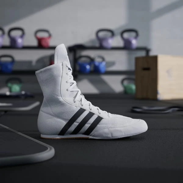 Botas de boxeo Adidas Box Hog 2 Blanco-negro  - Image 2