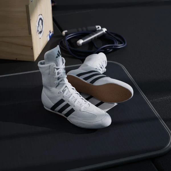 Botas de boxeo Adidas Box Hog 2 Blanco-negro  - Image 8