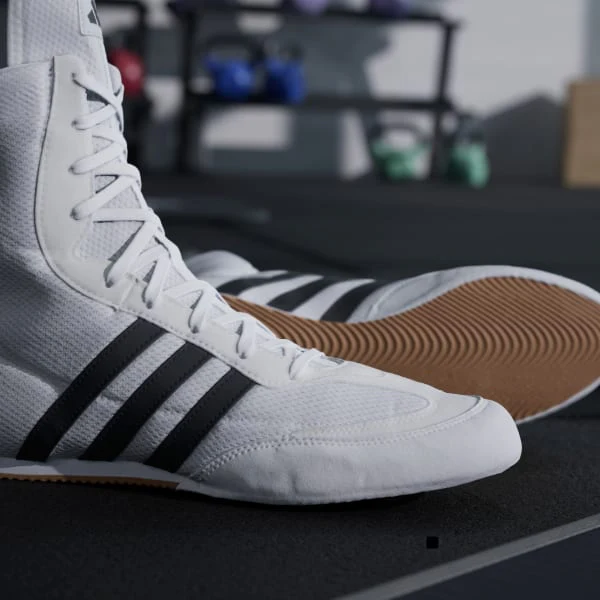 Botas de boxeo Adidas Box Hog 2 Blanco-negro  - Image 9