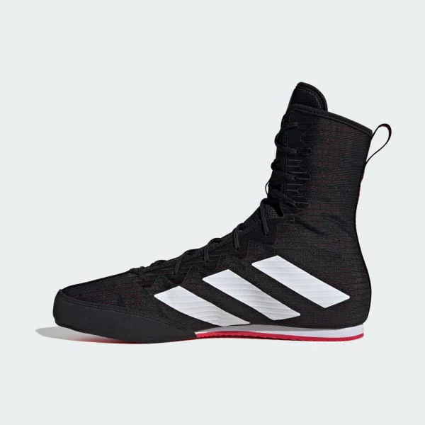 Botas de boxeo Adidas Box Hog 4 Negro-blanco  - Image 2