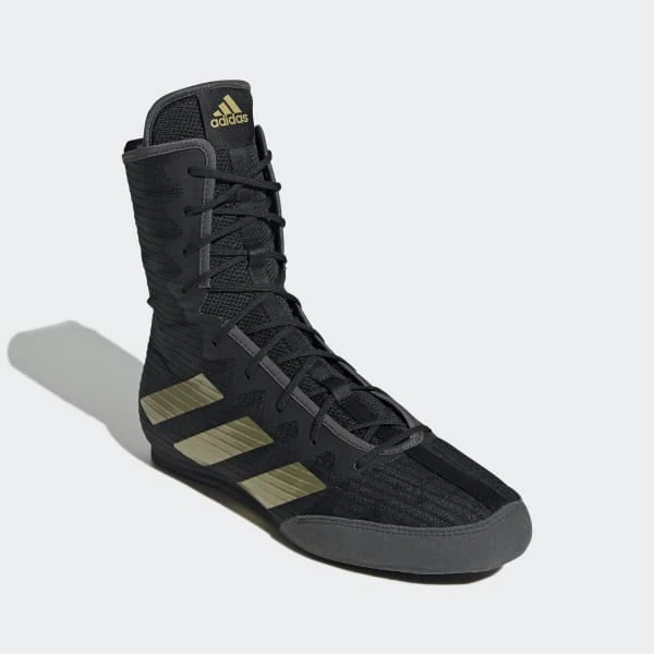 Botas de boxeo Adidas Box Hog 4 Negro-oro  - Image 2