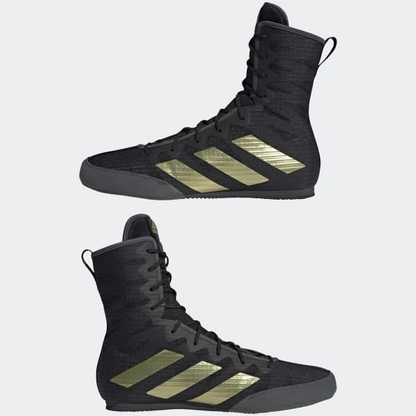 Botas de boxeo Adidas Box Hog 4 Negro-oro  - Image 4