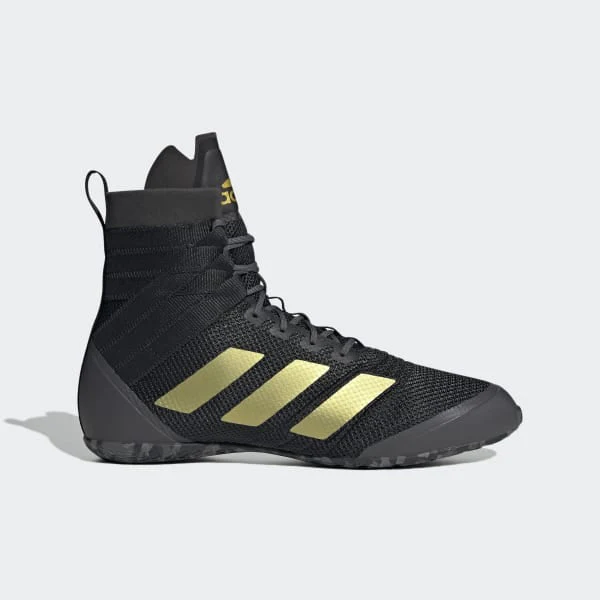 Botas de boxeo Adidas Speedex 18 Negro-oro 