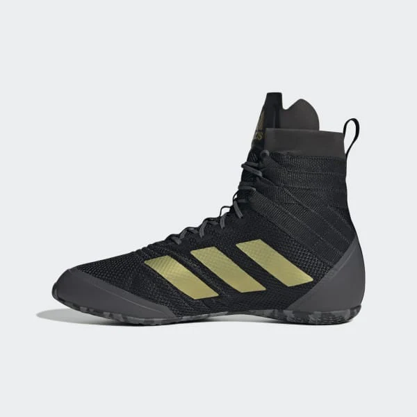 Botas de boxeo Adidas Speedex 18 Negro-oro  - Image 3