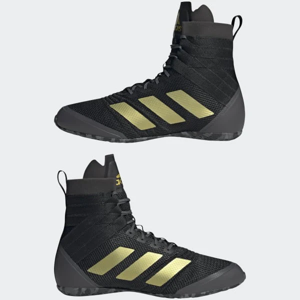 Botas de boxeo Adidas Speedex 18 Negro-oro  - Image 7