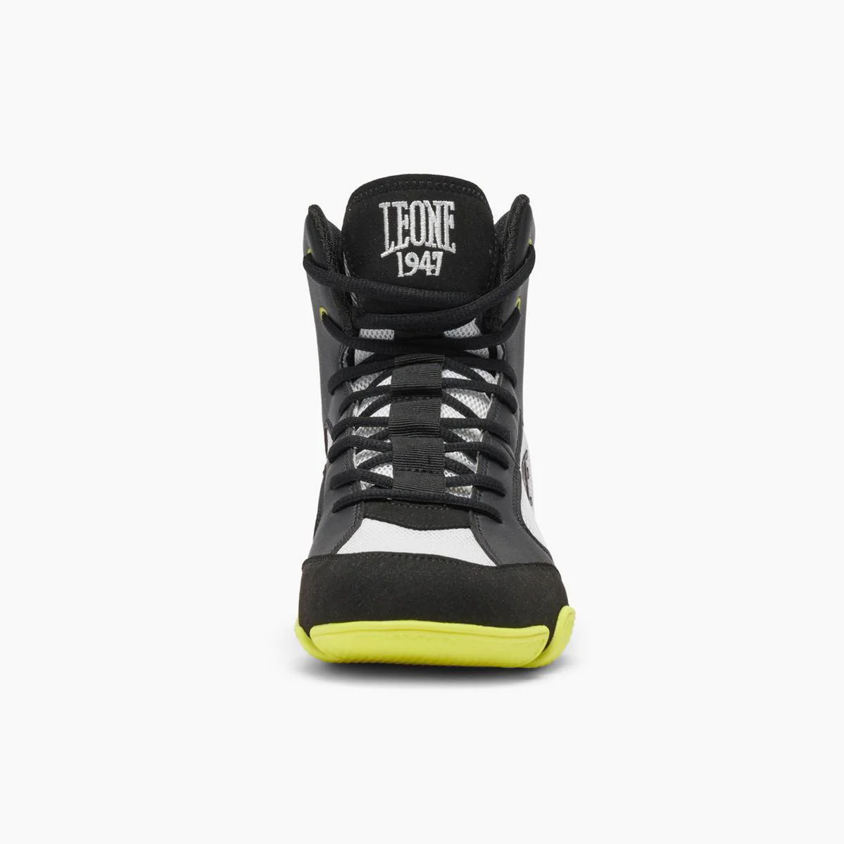 Botas de boxeo Leone 1947 Premium CL110 Negro-lima  - Image 3