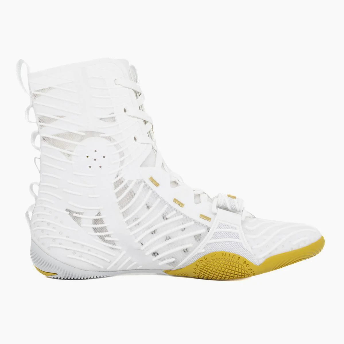 Botas de boxeo Nike Hyperko 3 blanco-oro  - Image 4
