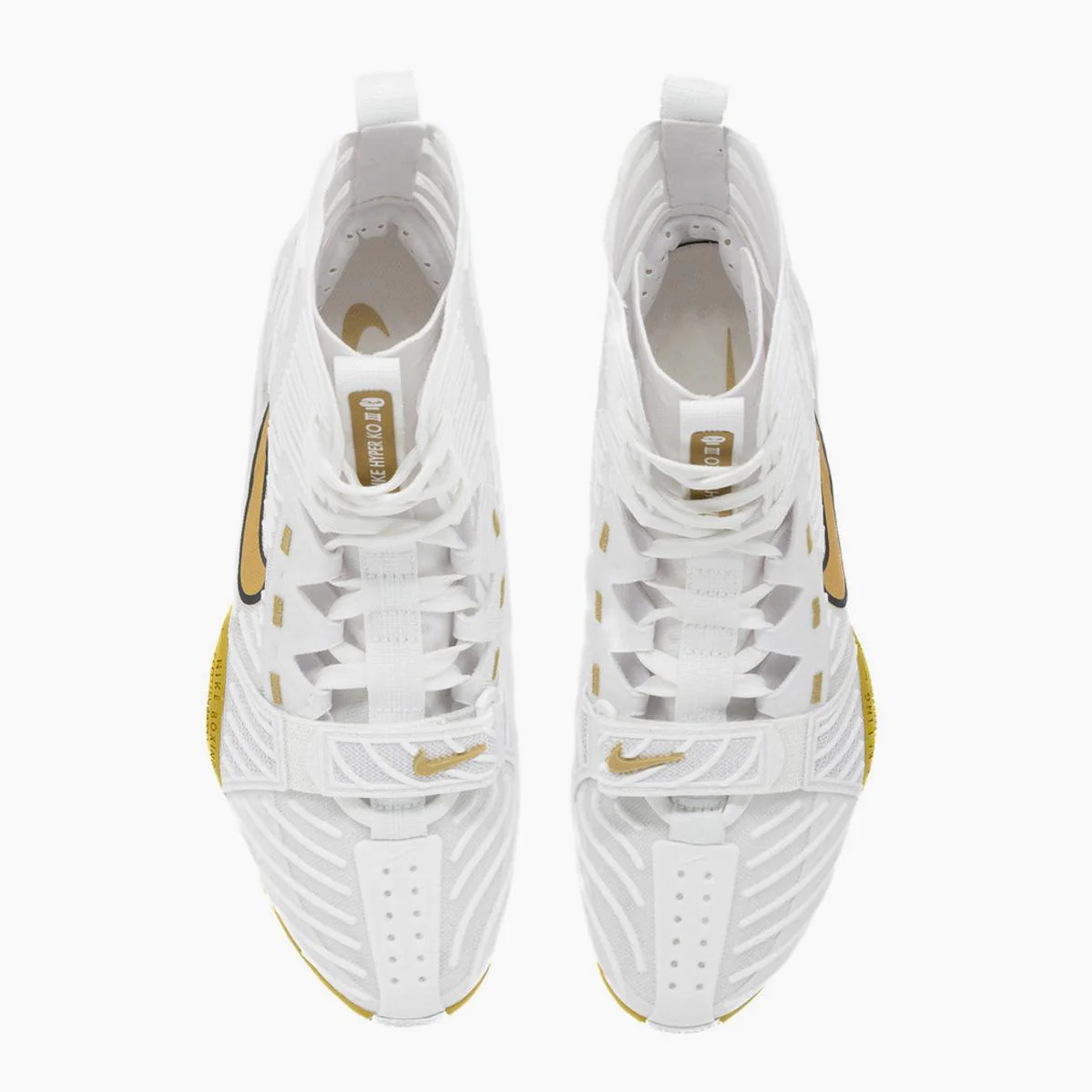 Botas de boxeo Nike Hyperko 3 blanco-oro  - Image 6