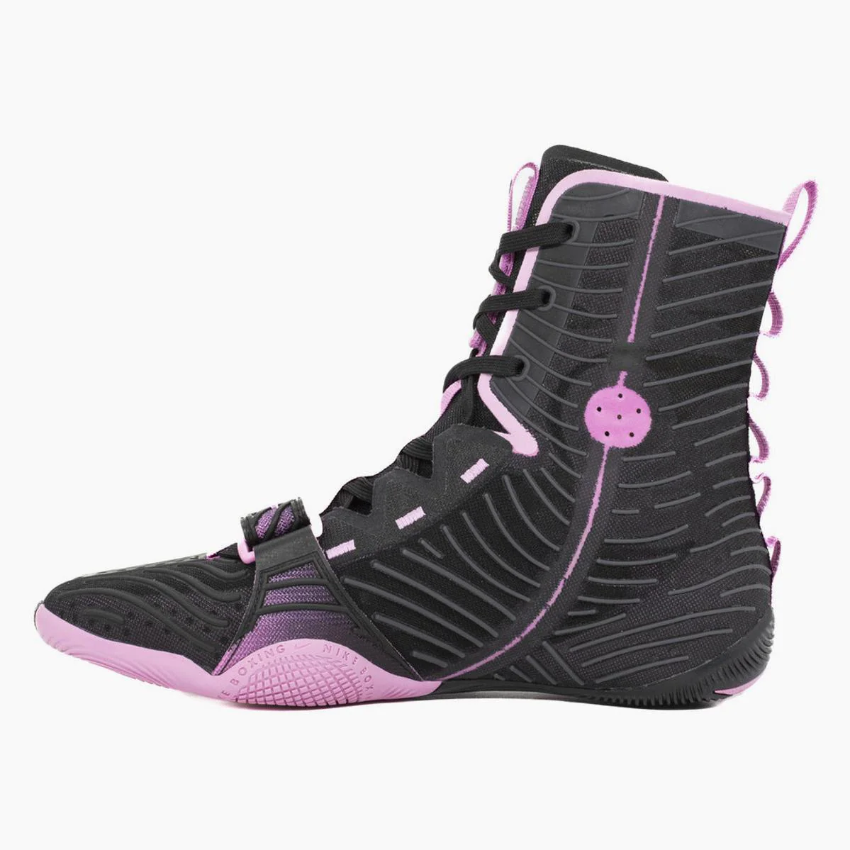 Botas de boxeo Nike Hyperko 3 Negro-rosa  - Image 4