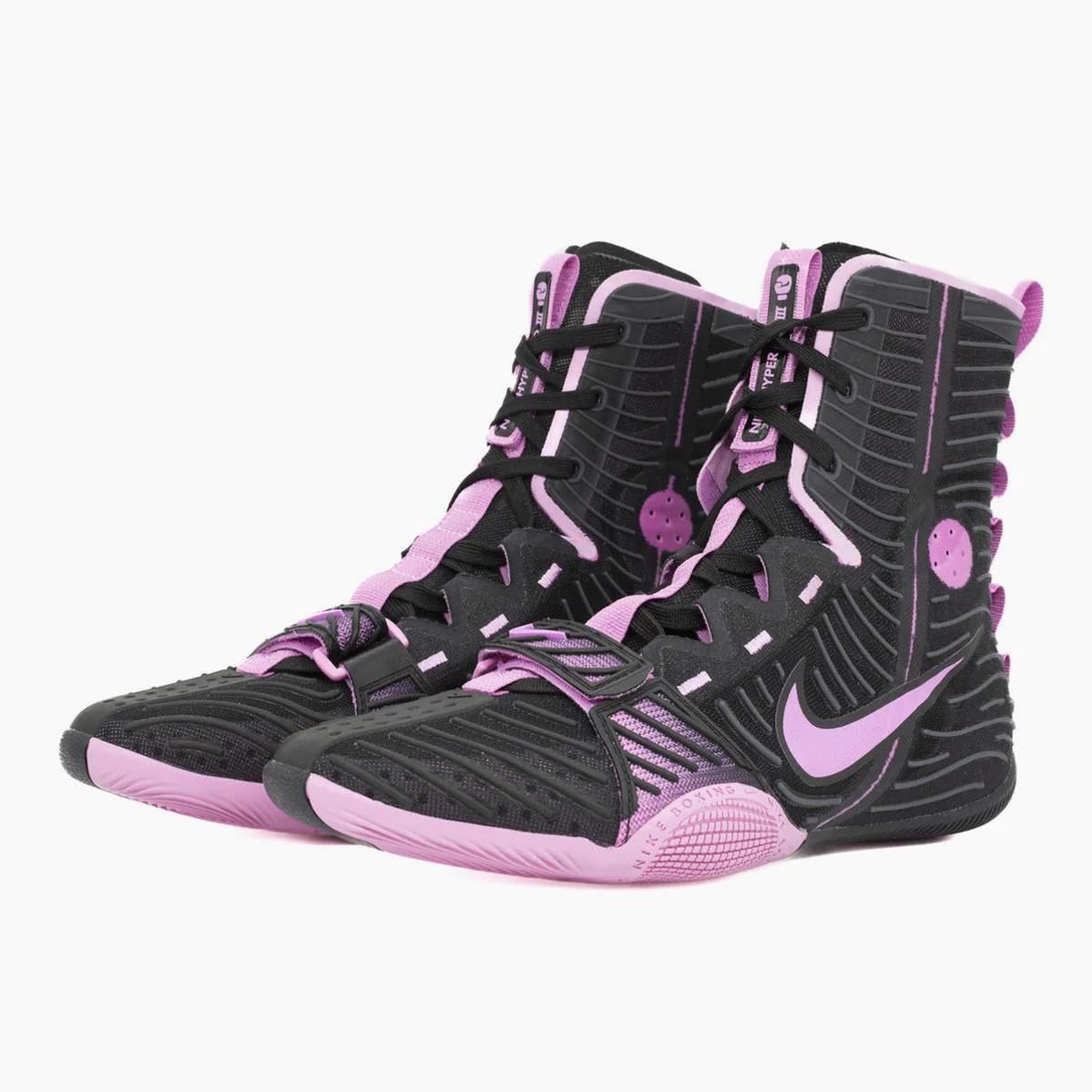Botas de boxeo Nike Hyperko 3 Negro-rosa  - Image 5