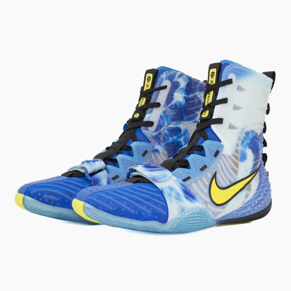 Botas de boxeo Nike Hyperko 3 SE Photo Blue-Sonic Yellow  - Image 4