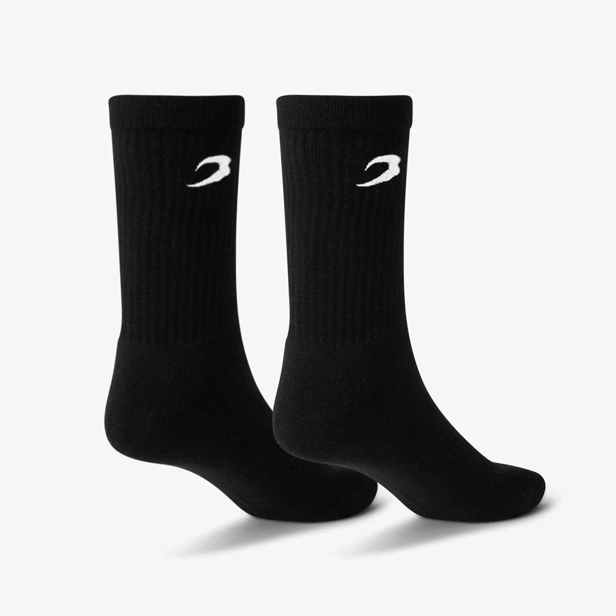Calcetines Boxraw Crew (3 pares) Negro  - Image 2