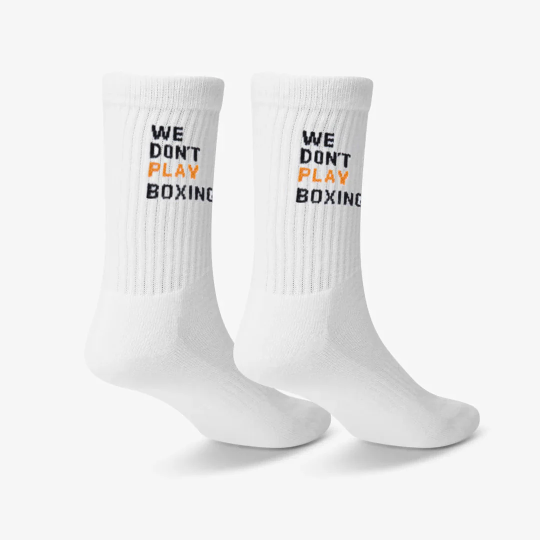 Calcetines Boxraw We Don't Play Boxing (3 pares) Blanco  - Image 2