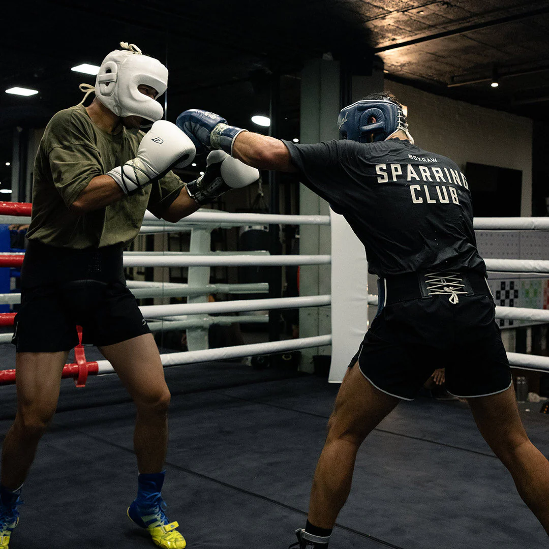 Camiseta Boxraw Sparring Club Oversize Negro  - Image 10