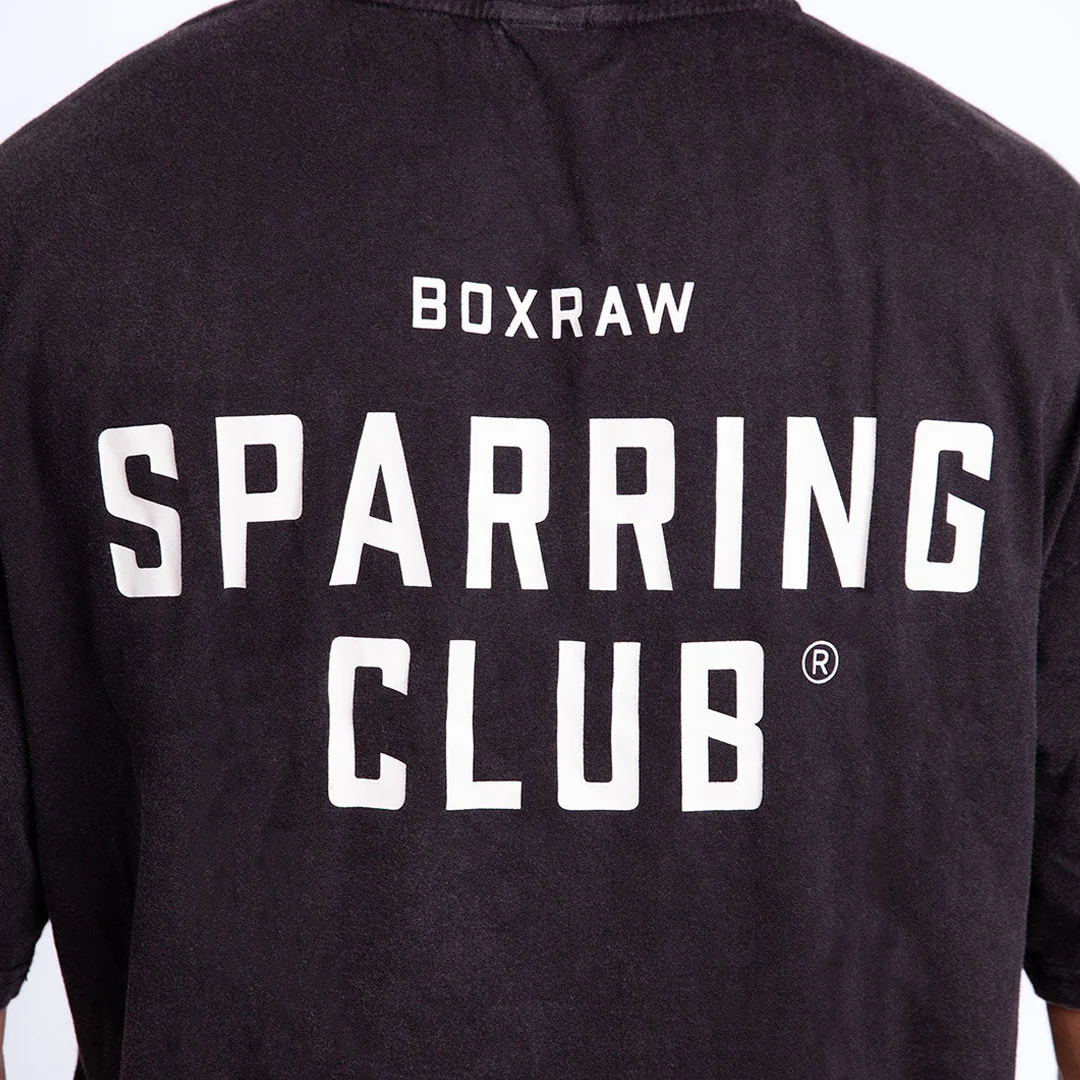 Camiseta Boxraw Sparring Club Oversize Negro  - Image 7