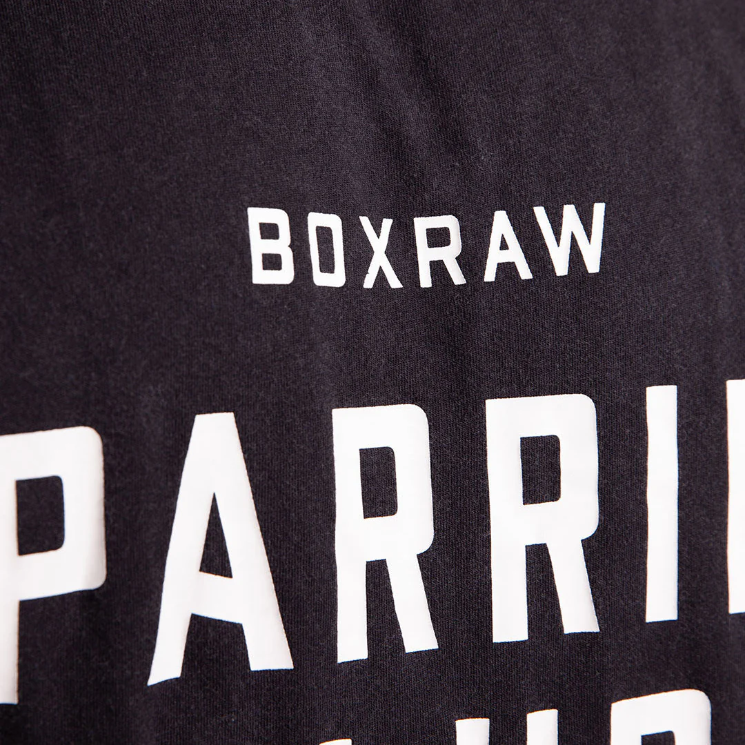 Camiseta Boxraw Sparring Club Oversize Negro  - Image 9