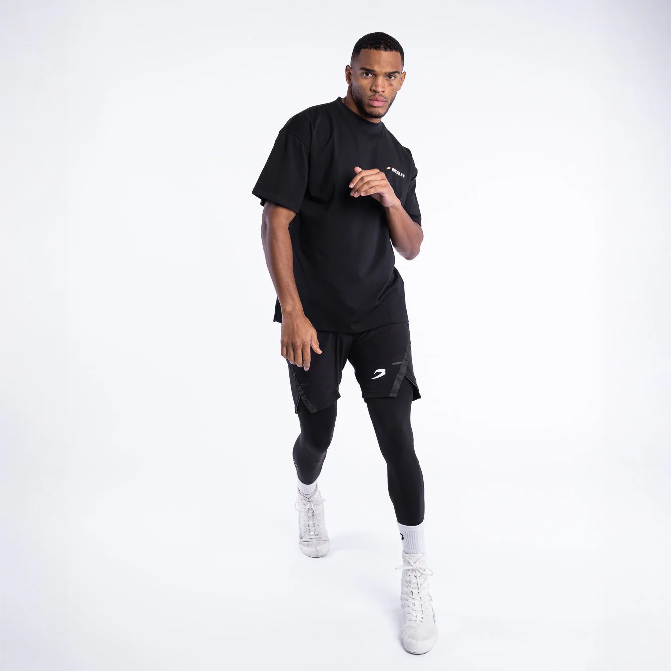 Camiseta Boxraw We Don't Play Boxing Oversize Negro  - Image 2
