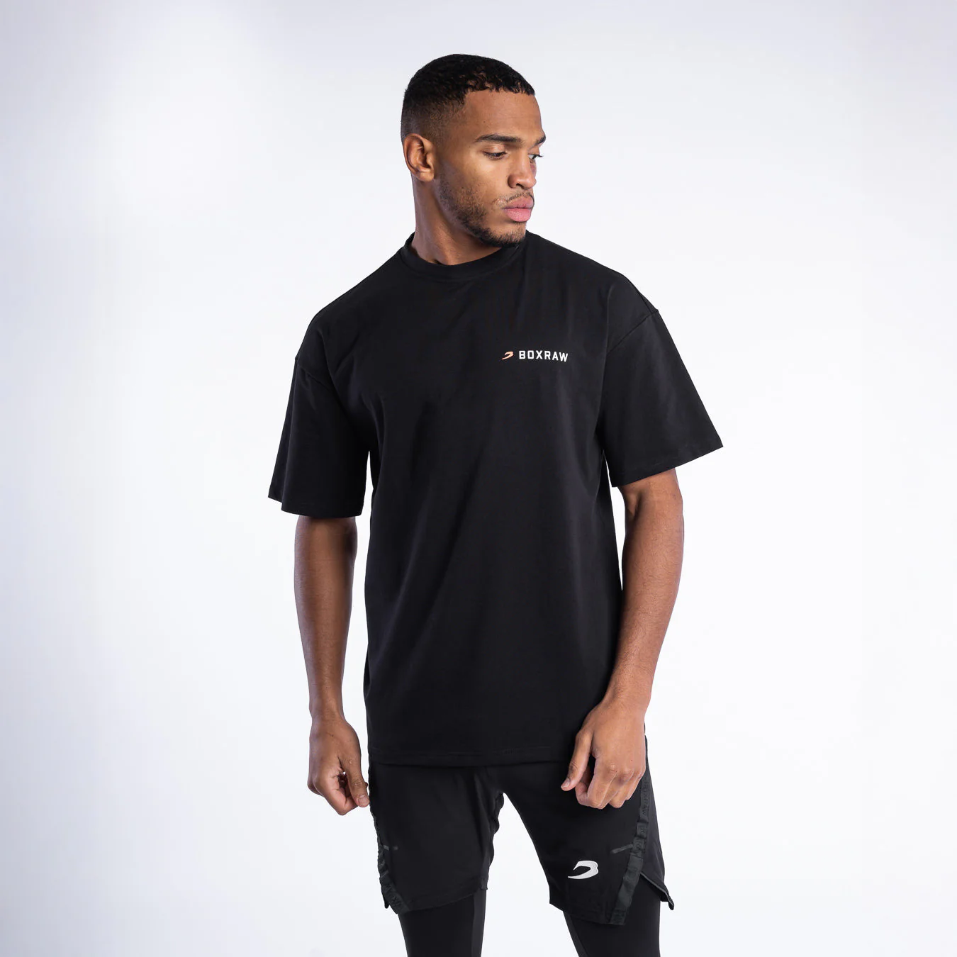 Camiseta Boxraw We Don't Play Boxing Oversize Negro  - Image 6
