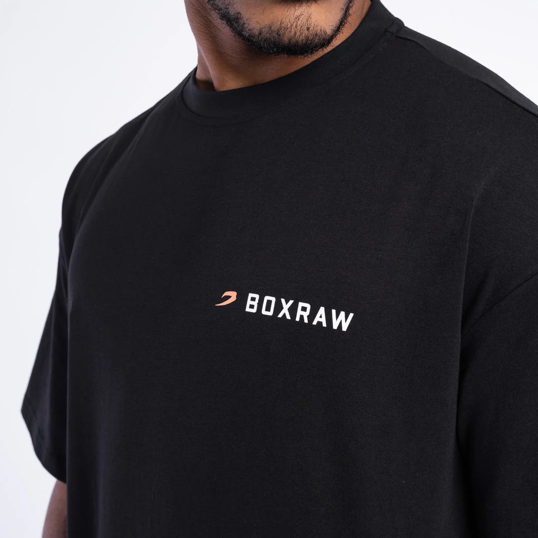 Camiseta Boxraw We Don't Play Boxing Oversize Negro  - Image 7