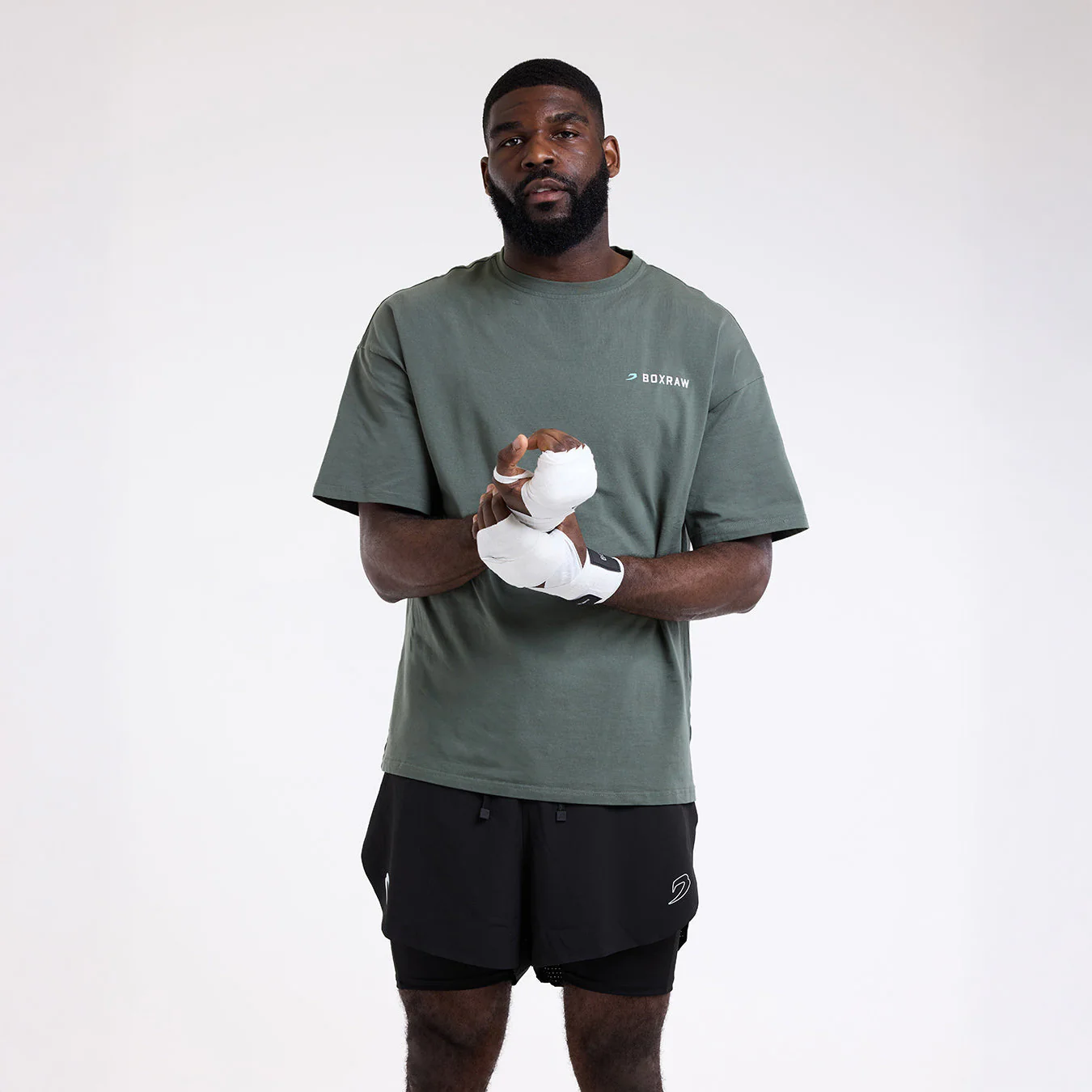 Camiseta Boxraw We Don't Play Boxing Oversize Verde  - Image 5