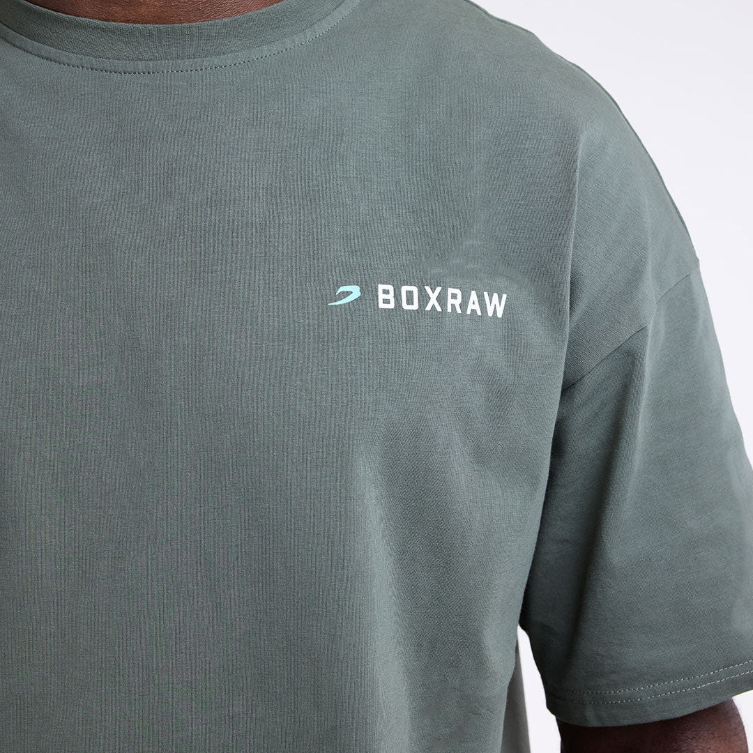 Camiseta Boxraw We Don't Play Boxing Oversize Verde  - Image 7