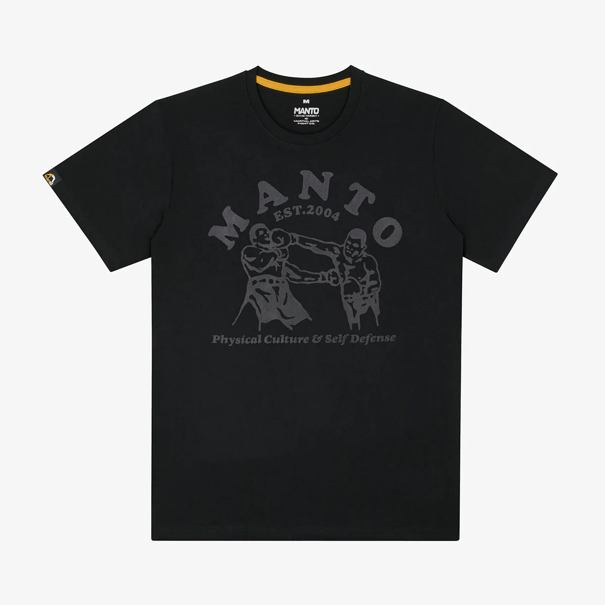 Camiseta Manto Boxeo Negro 