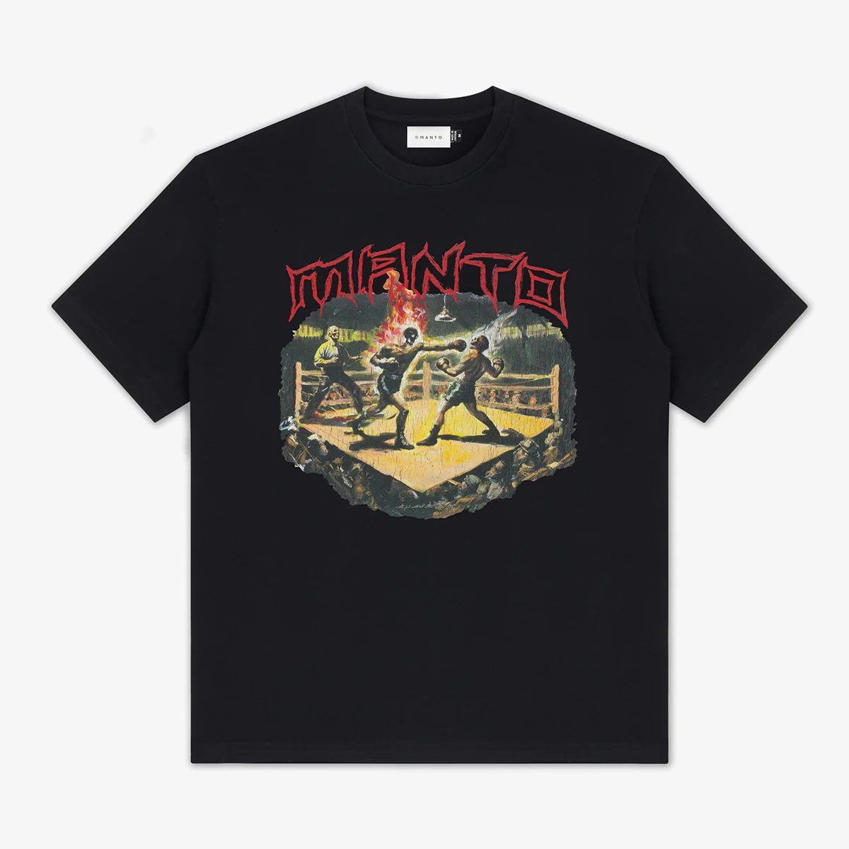 Camiseta Manto Ghost Fighter Negro 