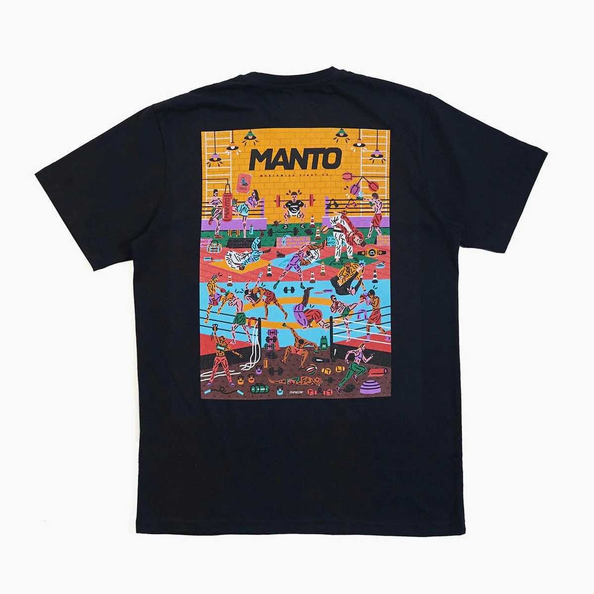 Camiseta Manto Gym 2.0 Negro 