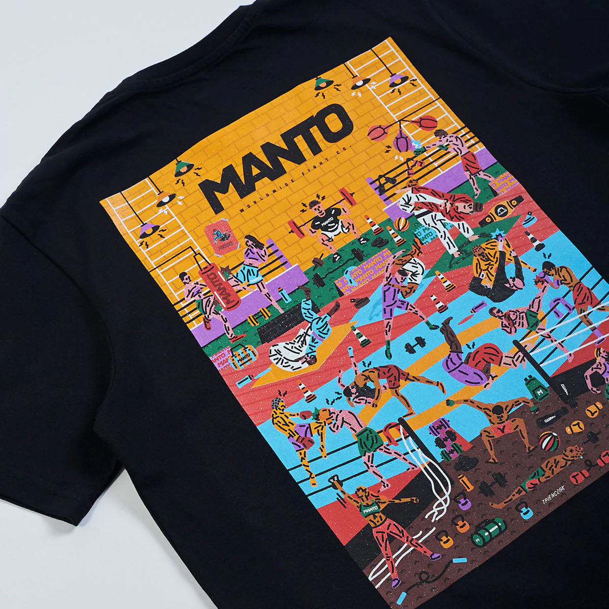 Camiseta Manto Gym 2.0 Negro  - Image 3