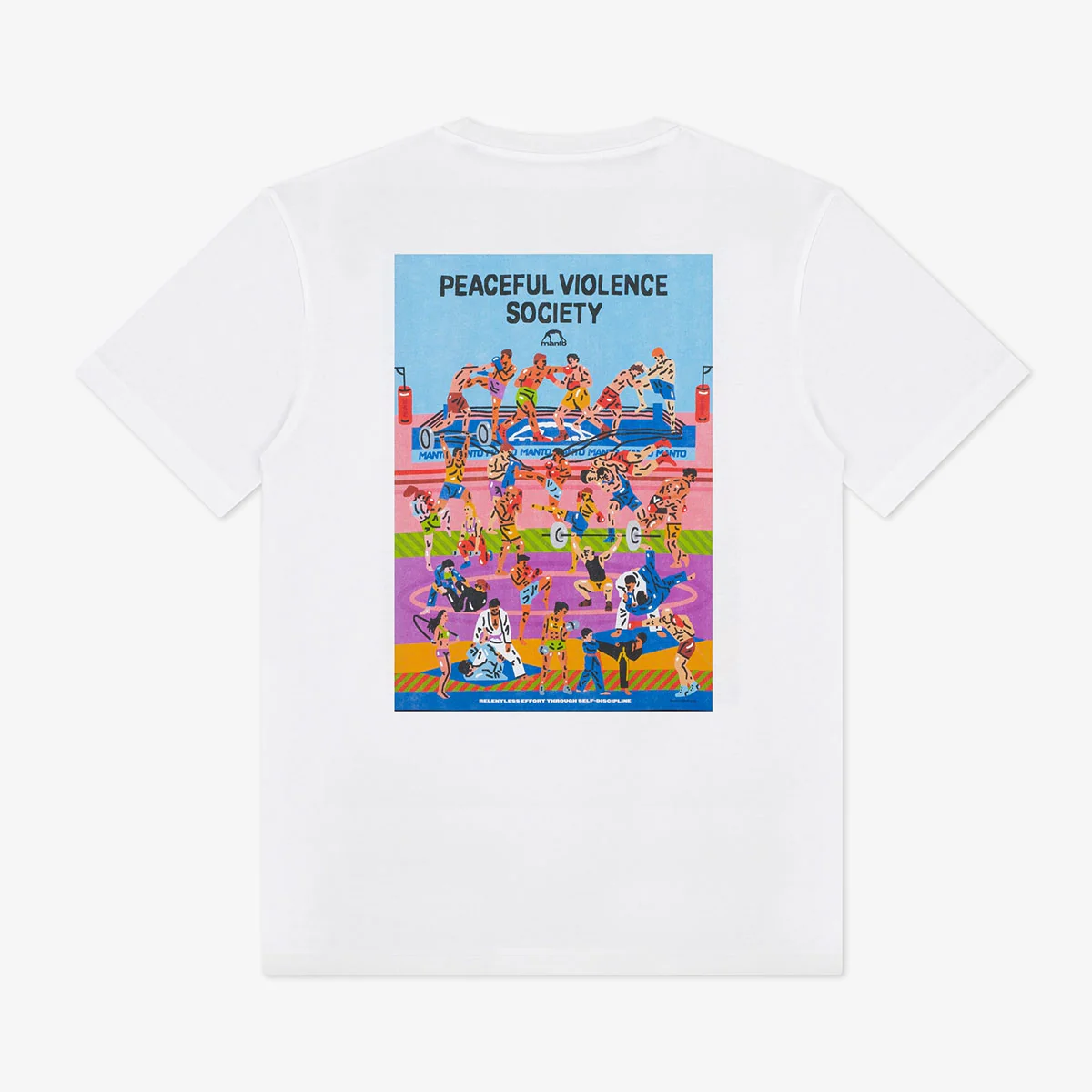 Camiseta Manto Gym 3.0 Blanco 