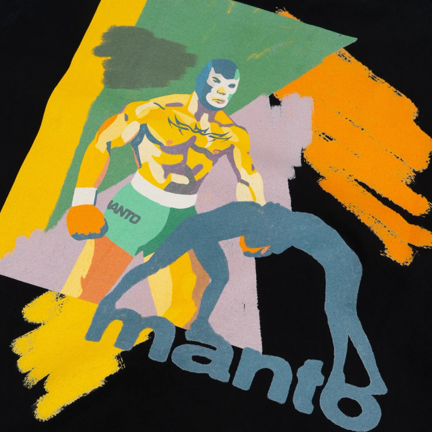Camiseta Manto Luchador Negro  - Image 3