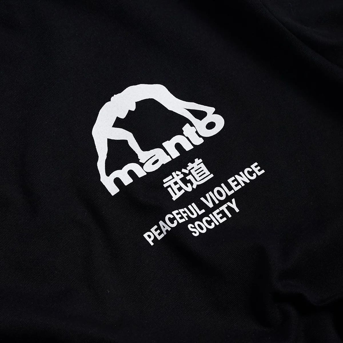 Camiseta Manto SOCIETY Negro-blanco - Image 4