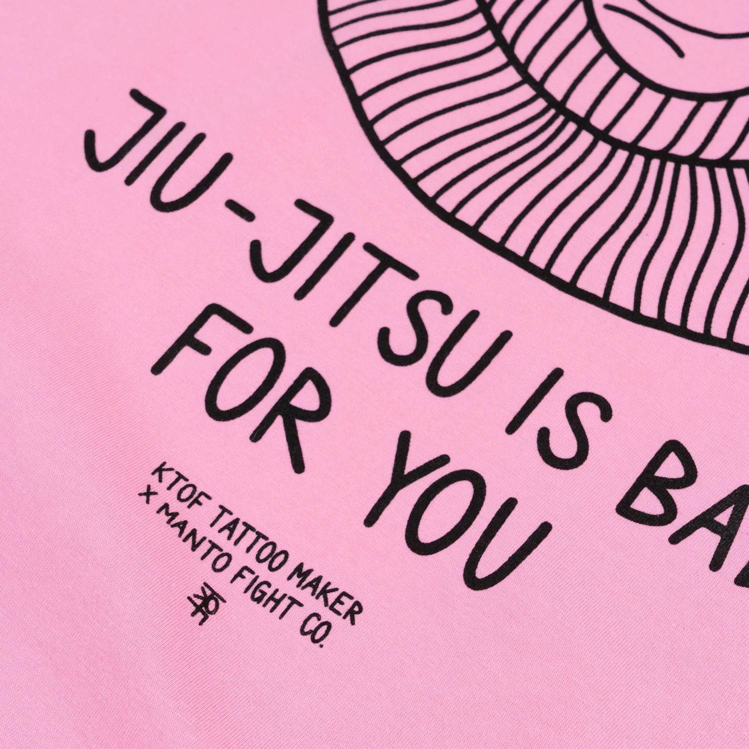 Camiseta Manto x KTOF Balaclava Rosa  - Image 3