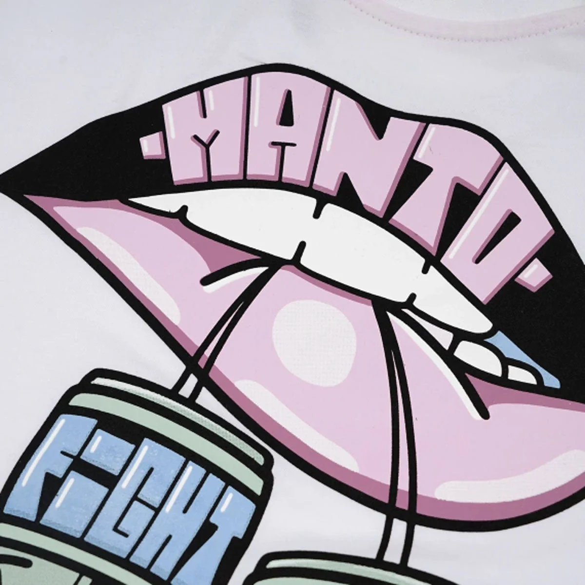 Camiseta Manto x KTOF Gloves Blanco  - Image 3