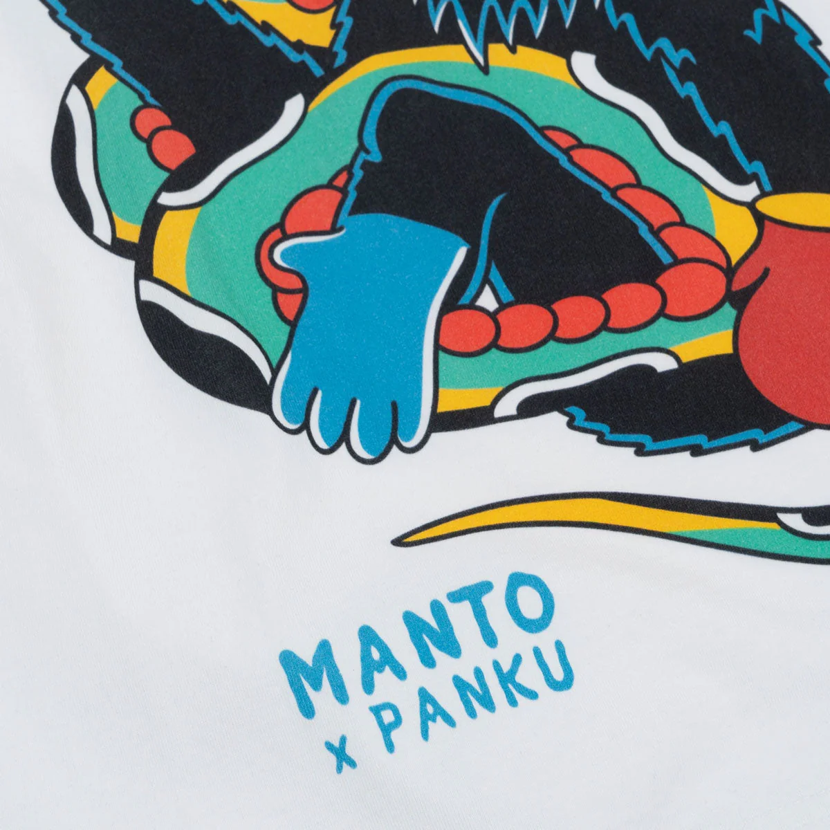 Camiseta Manto x Panku Struggle Blanco  - Image 2