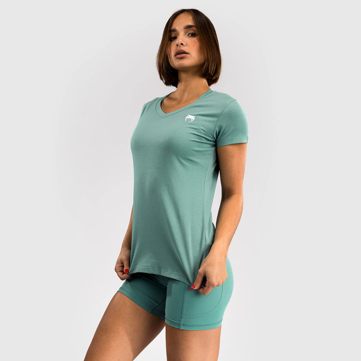 Camiseta Mujer Venum Essential Verde agua 