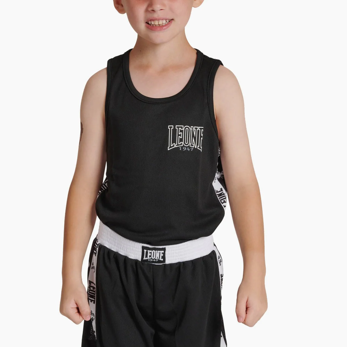 Camiseta sin mangas niño boxeo Leone Iconic AB231J  - Image 15