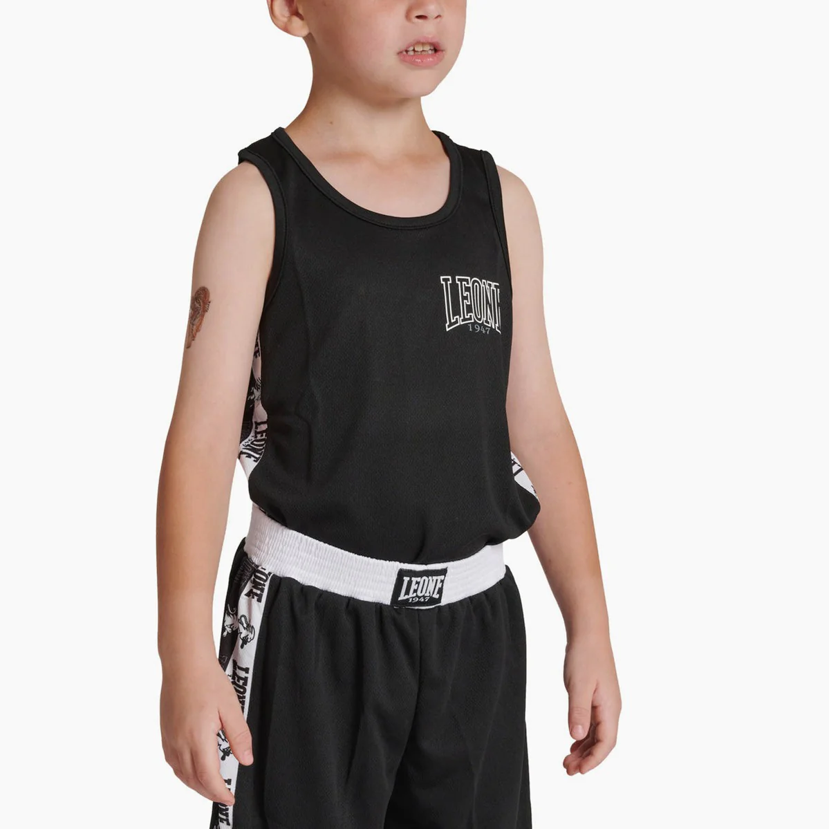 Camiseta sin mangas niño boxeo Leone Iconic AB231J  - Image 17