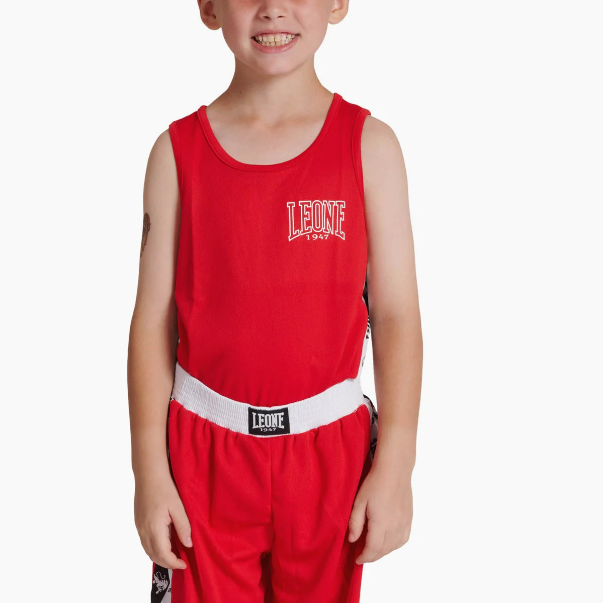Camiseta sin mangas niño boxeo Leone Iconic AB231J  - Image 8