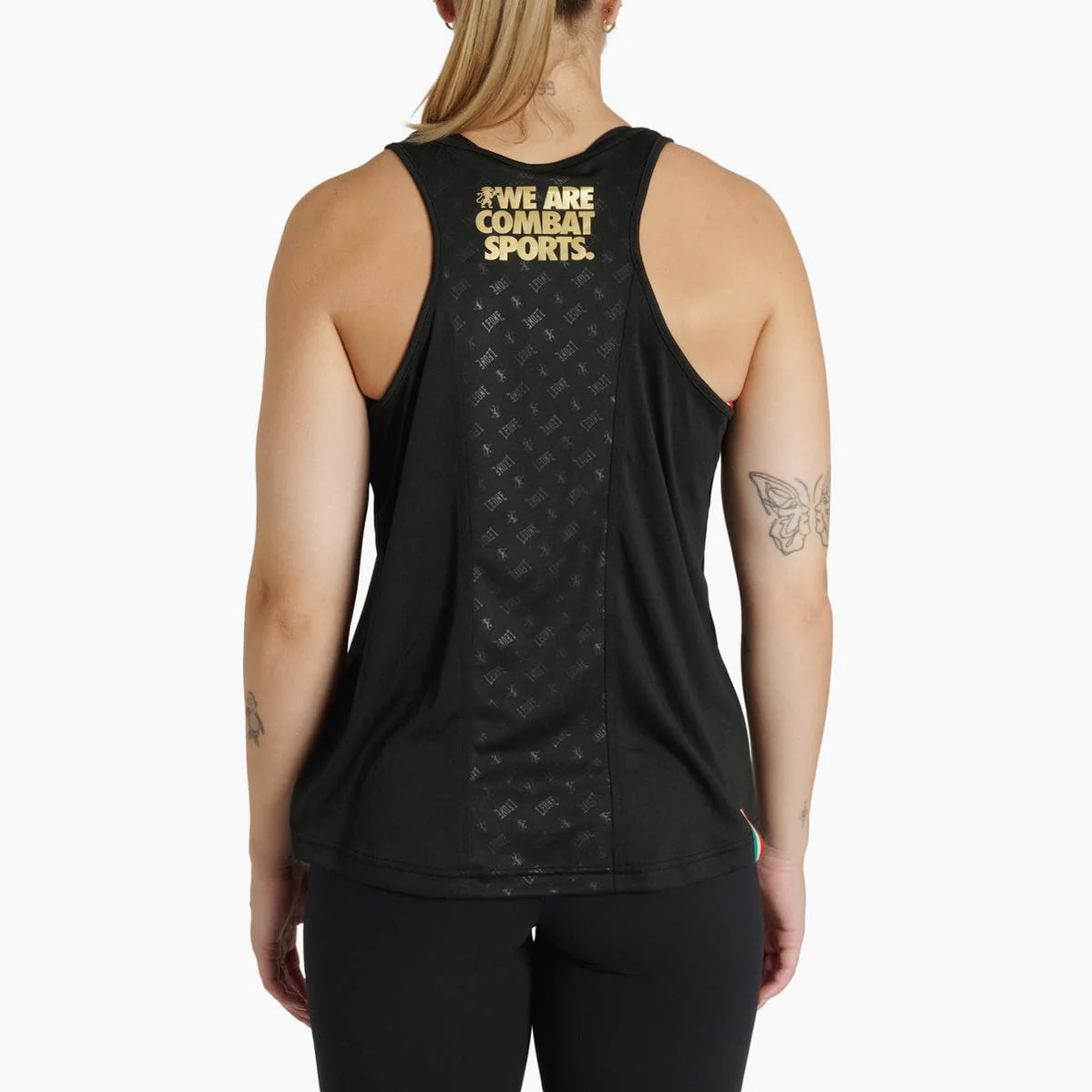 Camiseta sin mangas mujer Leone DNA ABX729 Negro  - Image 2