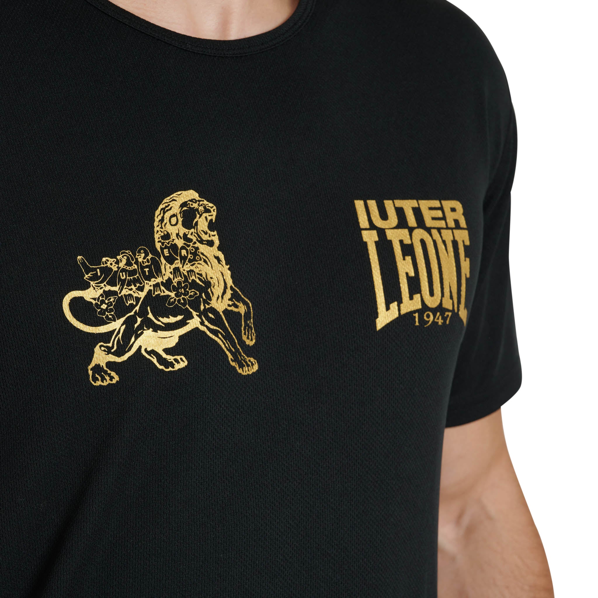 Camiseta técnica Leone IUTER AB03IU Negro  - Image 3