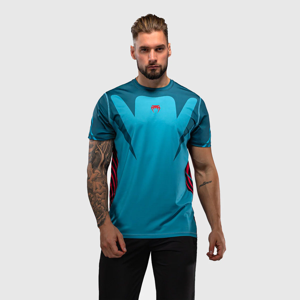 Camiseta Venum Attack 90 Dry Tech Turquesa 
