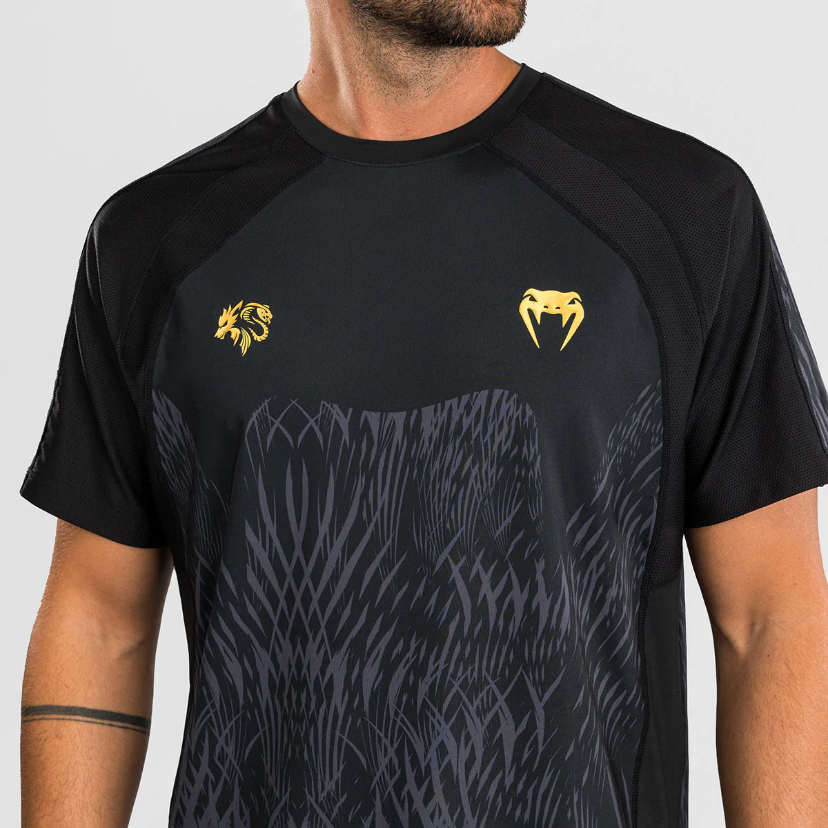 Camiseta Venum Dry Tech Chimaev Wild Borz Negro - Image 5