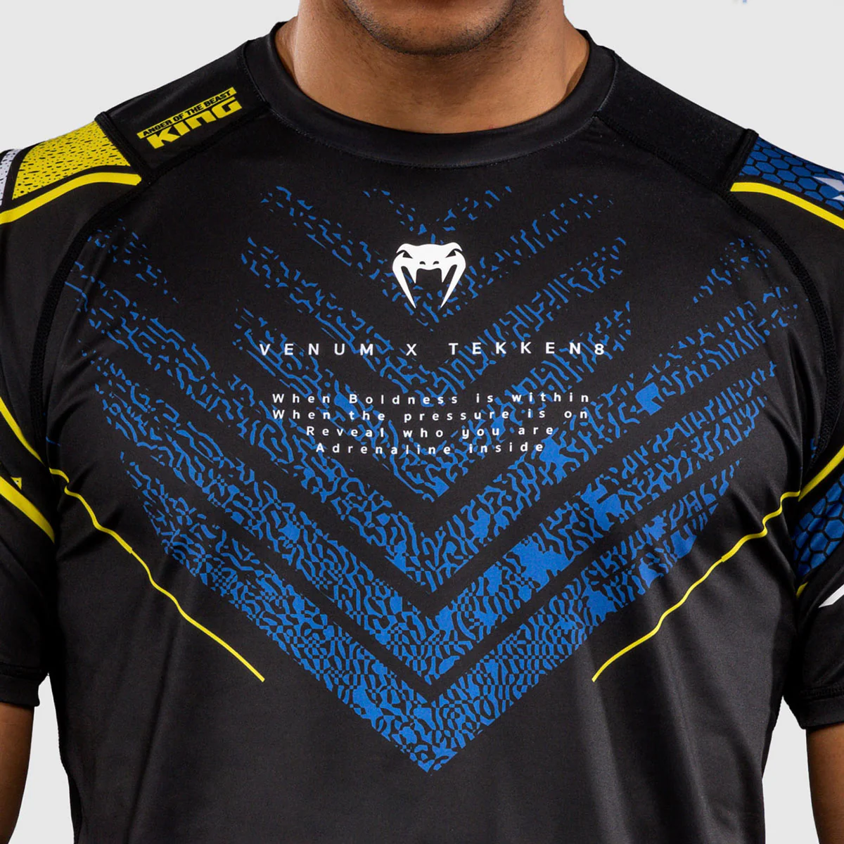 Camiseta Venum Dry Tech Tekken 8 King Negro-amarillo  - Image 5