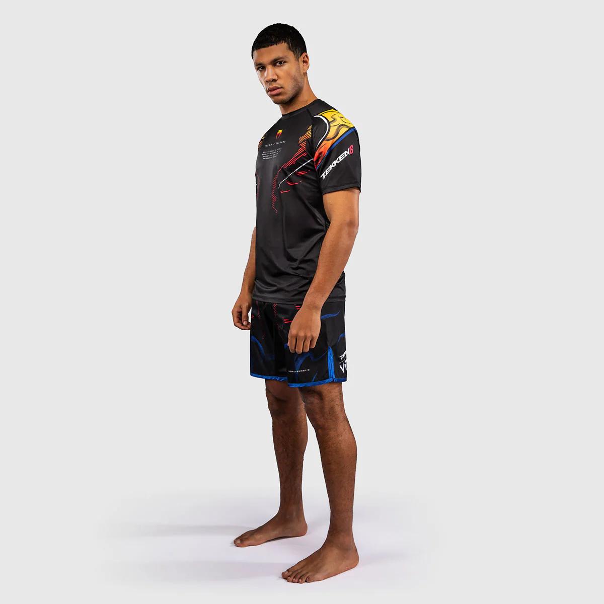 Camiseta Venum Dry Tech Tekken 8 Yoshimitsu Negro-naranja  - Image 7