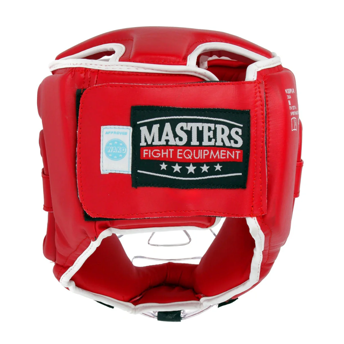 Casco con visera Masters WAKO Rojo  - Image 4