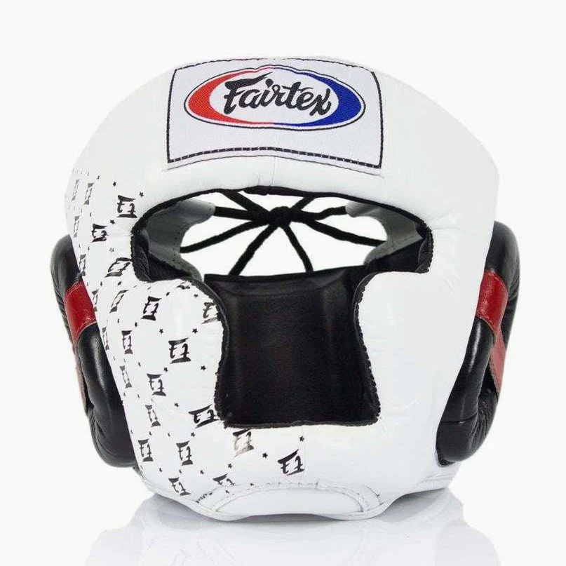 Casco Fairtex Super Sparring HG10 Blanco 